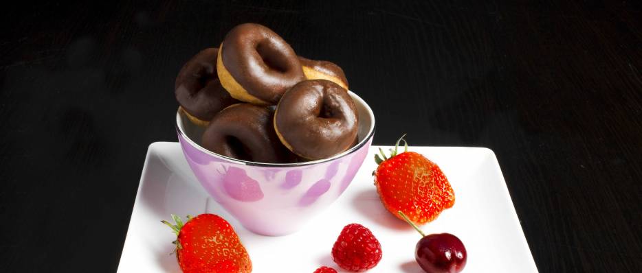 Mini Chocolate Donuts