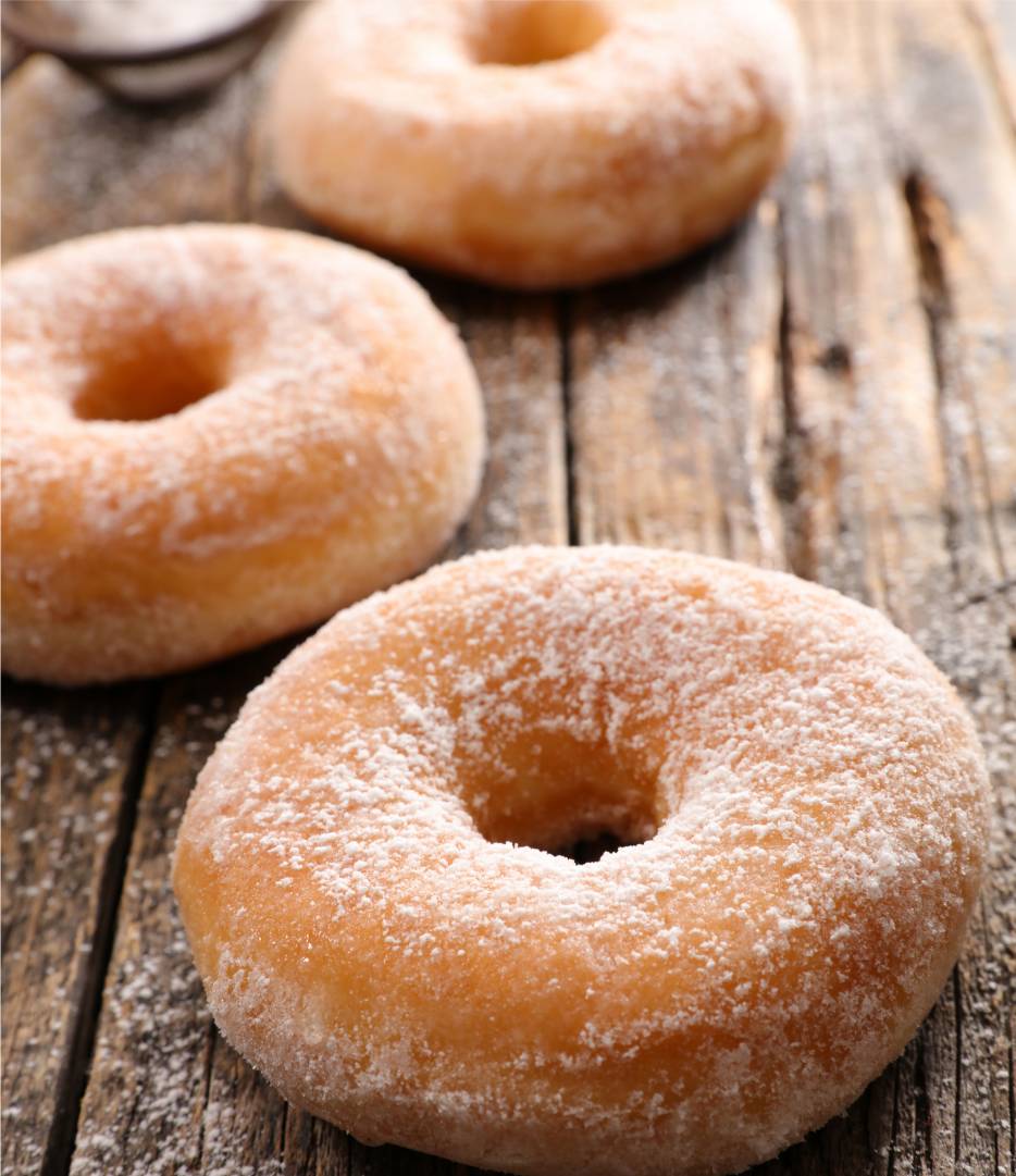 Large Sugared Donuts